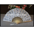 Embroidery fabric lace fan